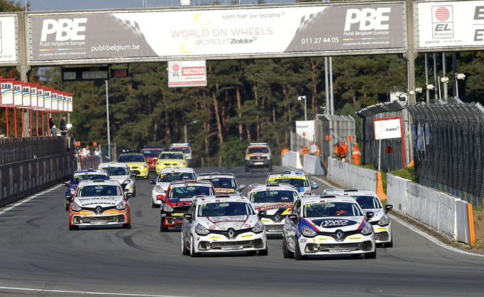 Clio Cup start Nascar Zolder racexpress